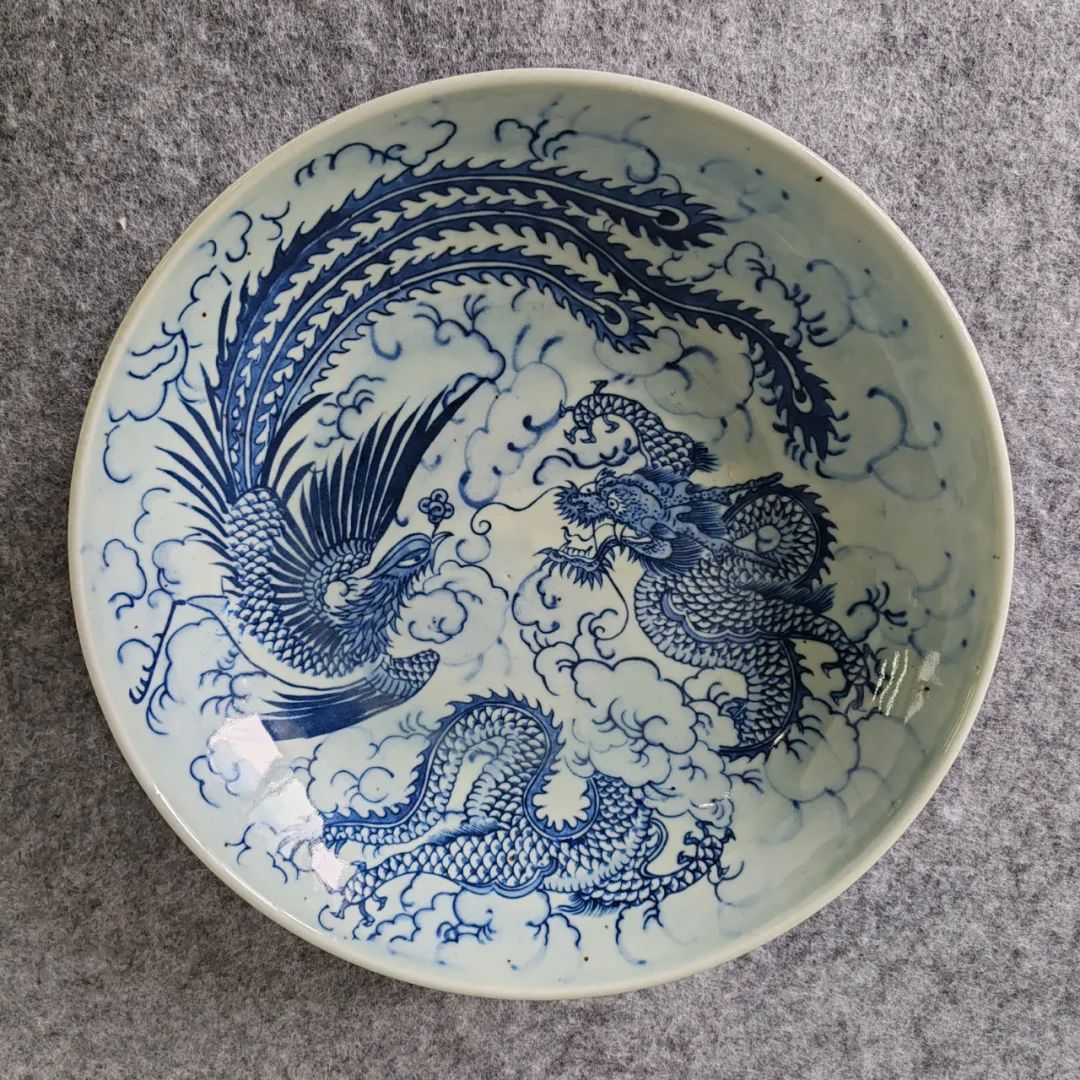 景德镇民窑清三代青花瓷大盘专场拍品赏析四川砚海线上拍卖会