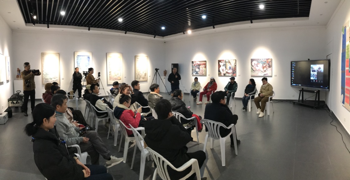 展览现场又日新名家邀请展第四回折叠当代艺术展正式开幕