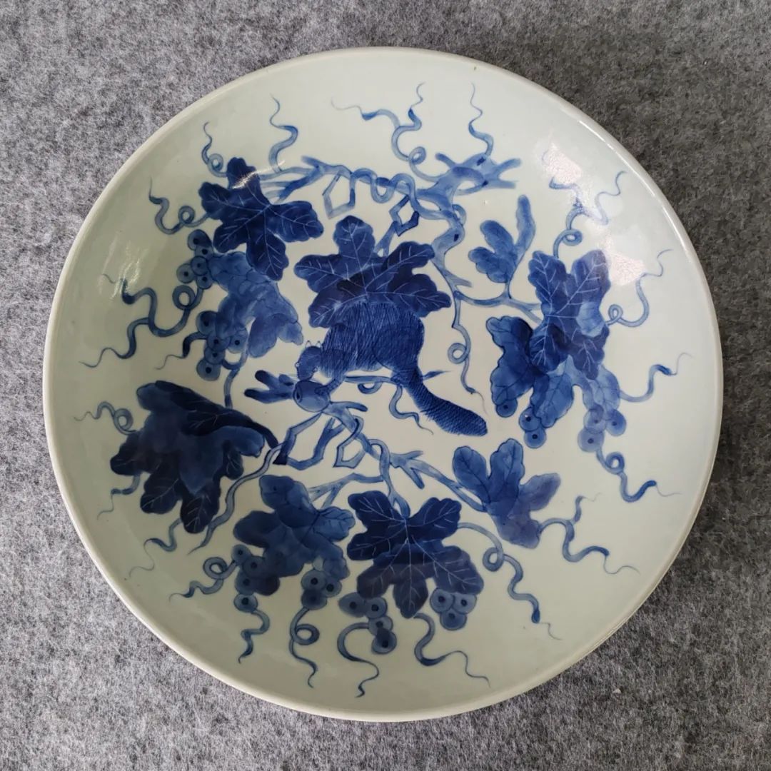 景德镇民窑清三代青花瓷大盘专场拍品赏析四川砚海线上拍卖会