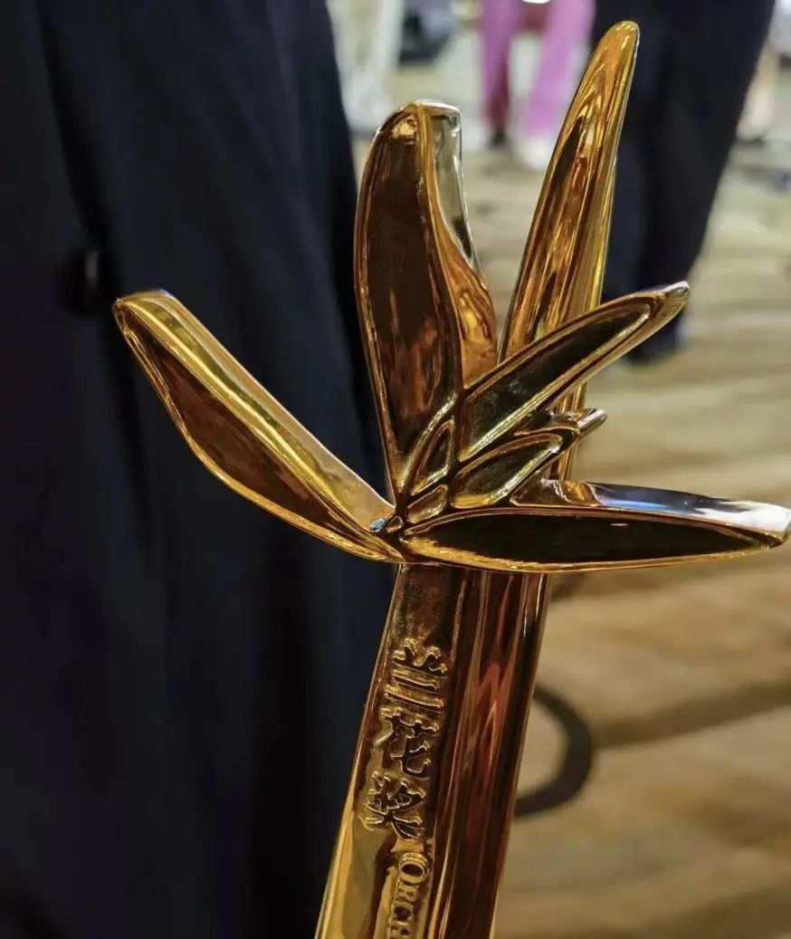 光华龙腾奖61奥运特别奖获得者肖勇教授设计"兰花奖"视觉形象_北京