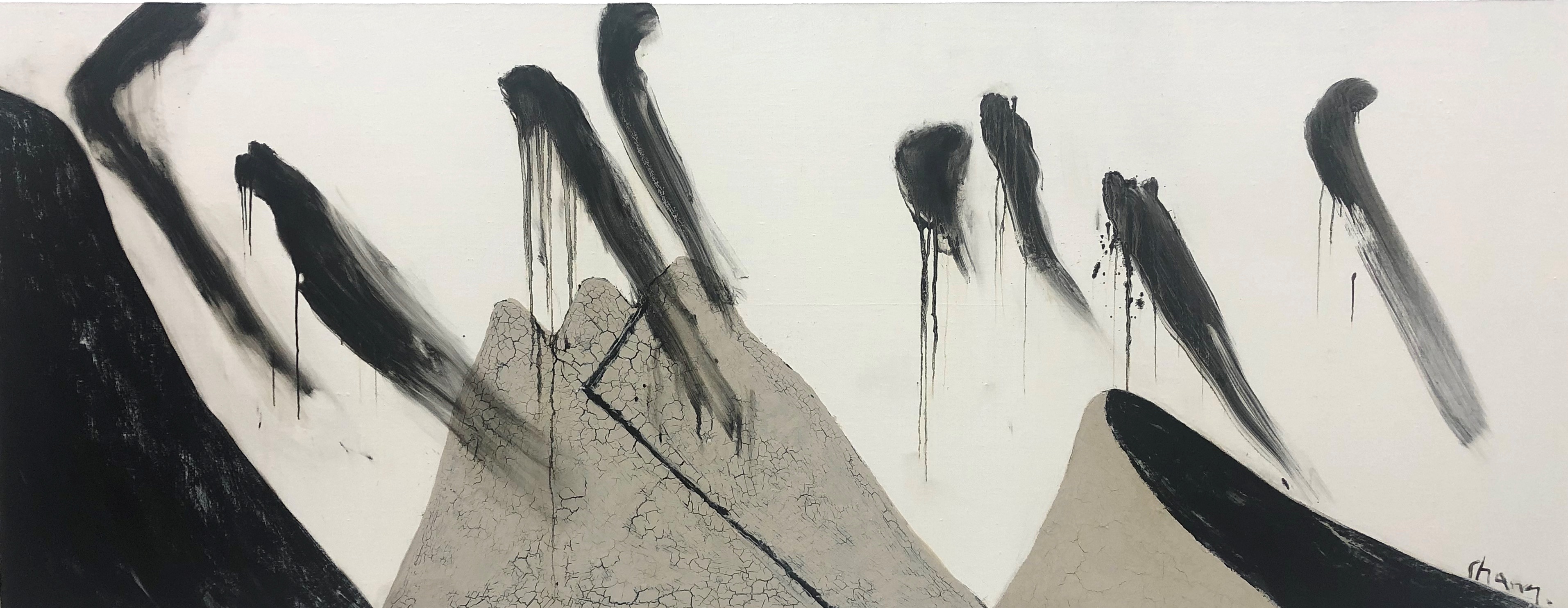 剩山图-12 尚扬 油画 108×278cm 2012年 北京画院美术馆藏中央美术