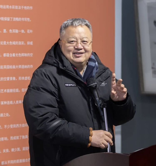 "今天我为参加王鹤老师的活动感到荣幸.