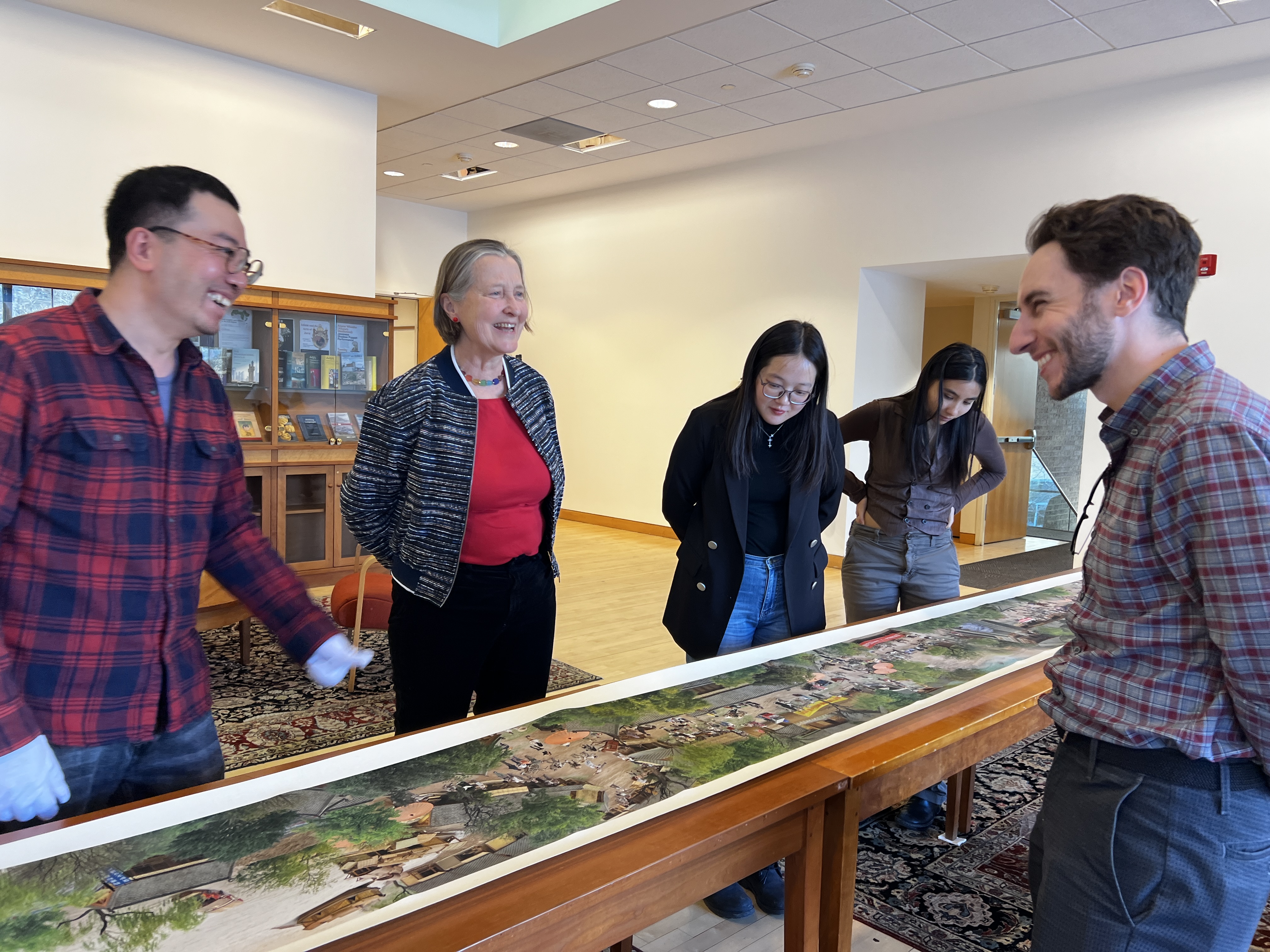 戴翔携新清明上河图与耶鲁学人交流传统向当代的转换