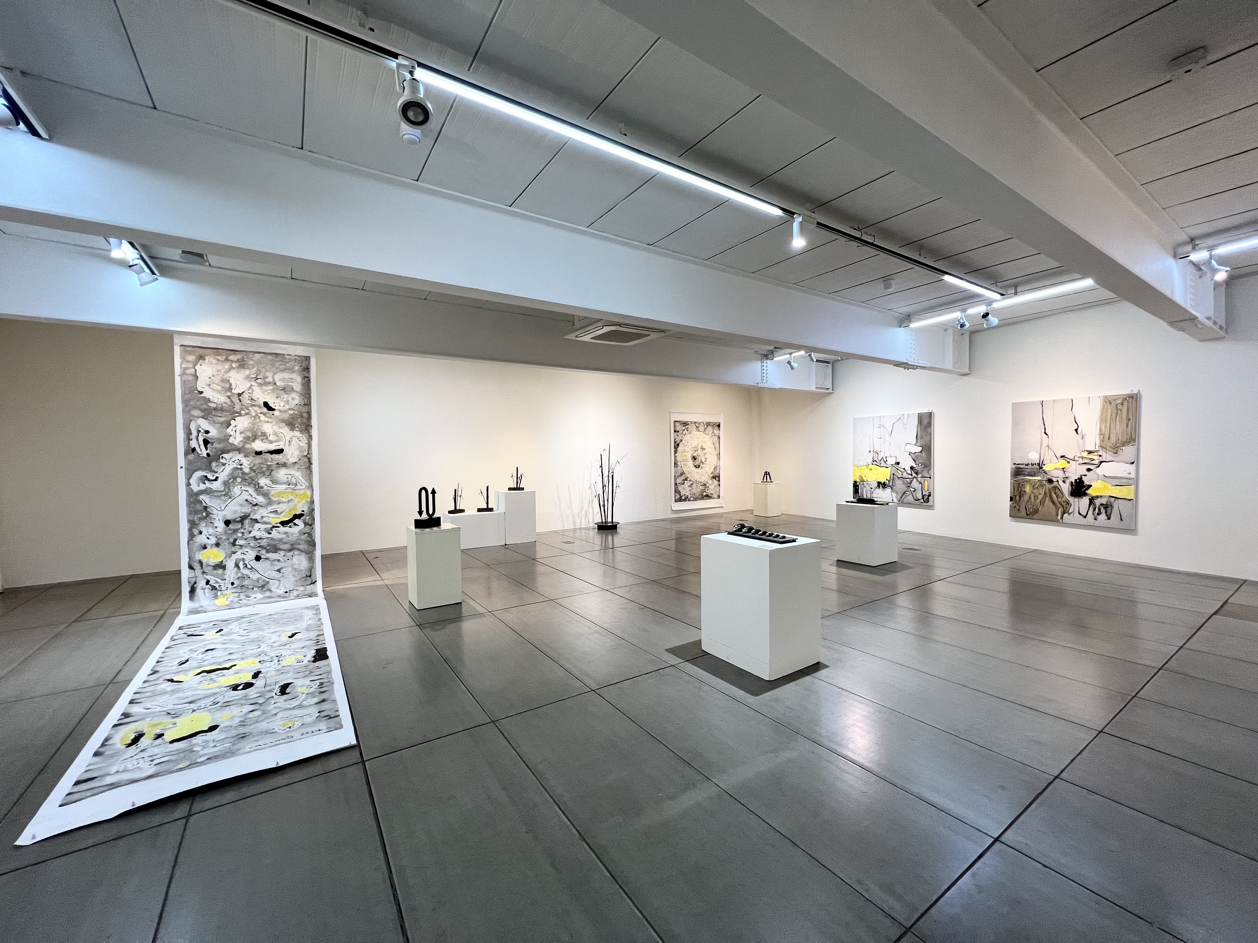 现场第三条岸金权龙严超双个展于韩国首尔启幕