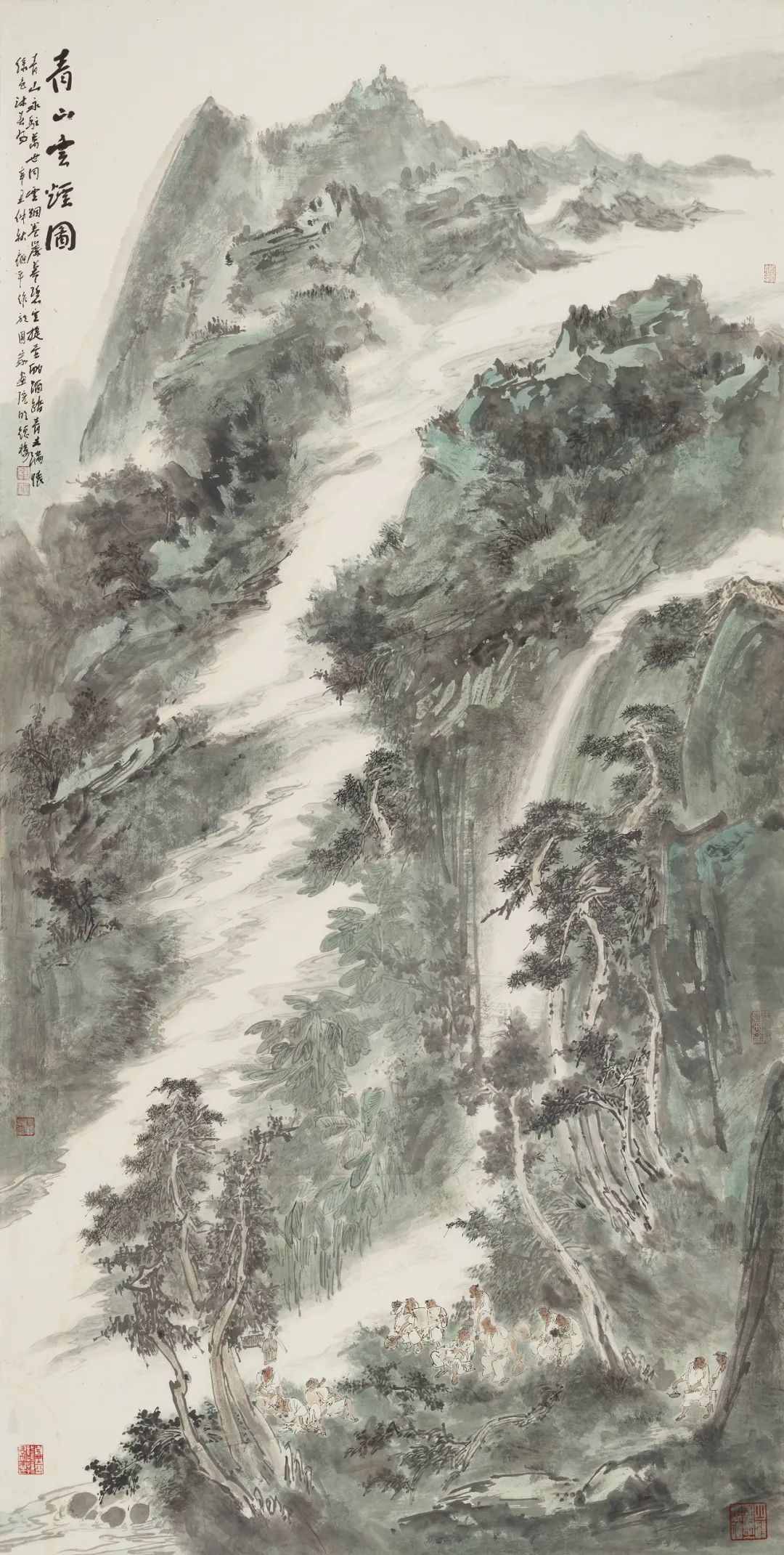 六朝风流逍遥山水顾平中国画作品展在南京开展