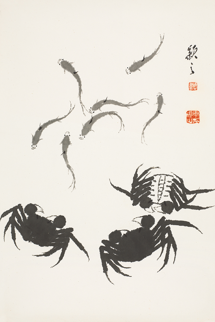 鱼蟹图