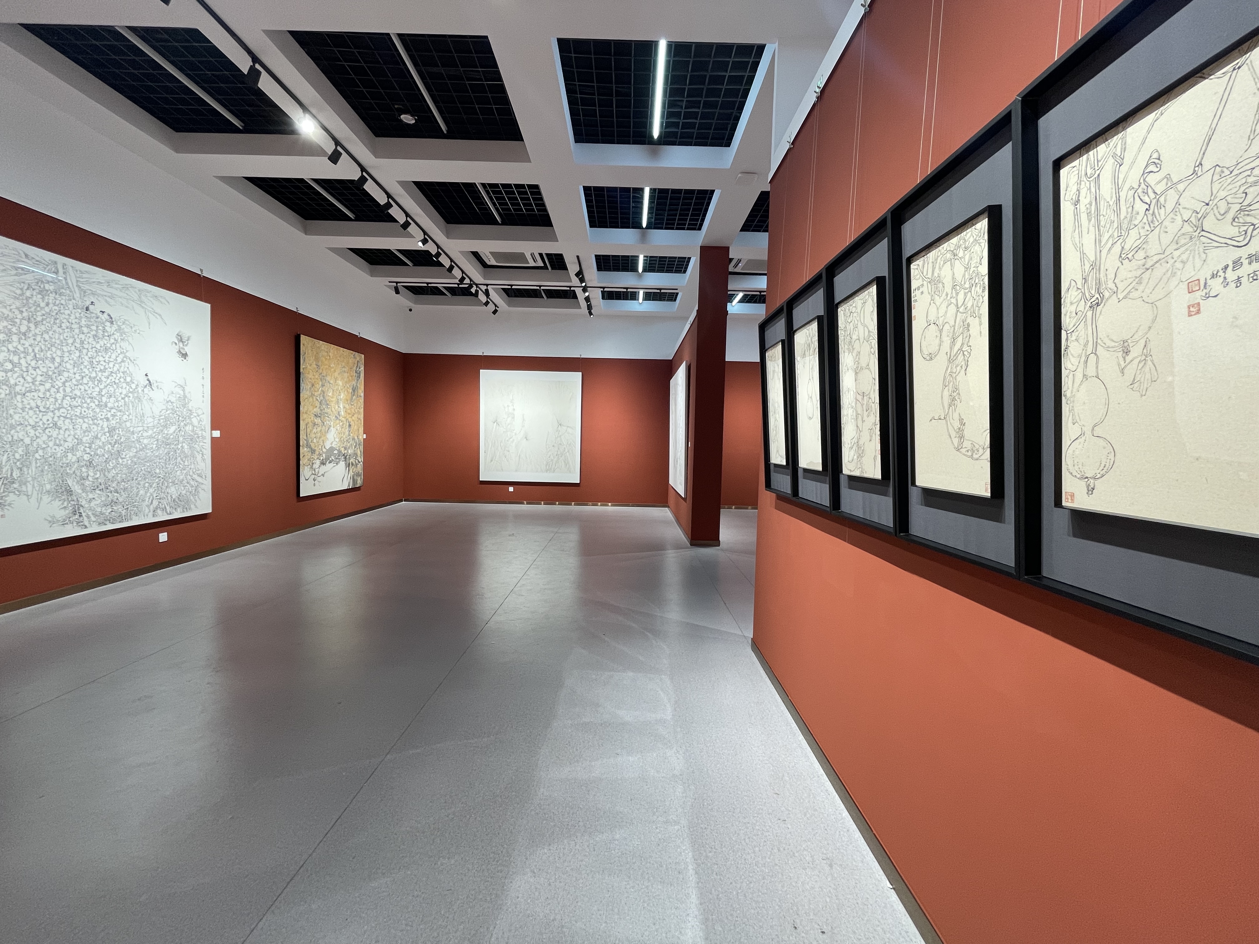 雅昌现场 | "闽人尚线-福建省第二届白描艺术大展"在福建省画院美术馆