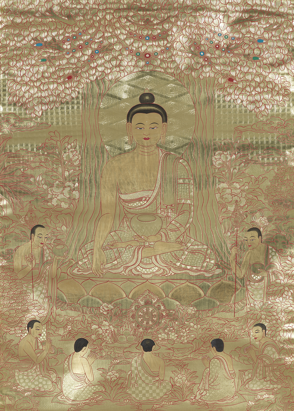 金卡 释迦牟尼佛讲法