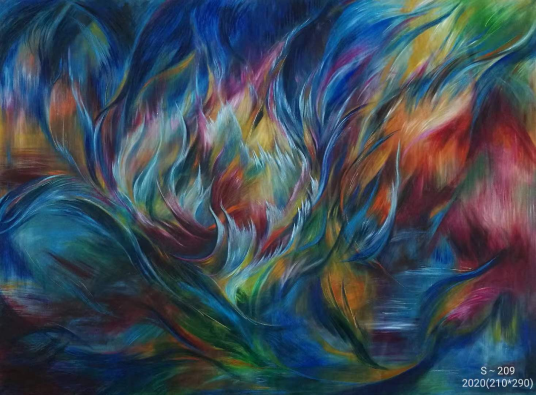 中国最大3d激光球幕美罗元宇宙展示王冰数字艺术作品凤凰涅盘