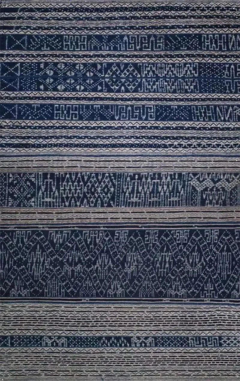 市年代:20世纪中期材质:棉尺寸:59*95cm私人收藏美孚黎族女子日常筒裙