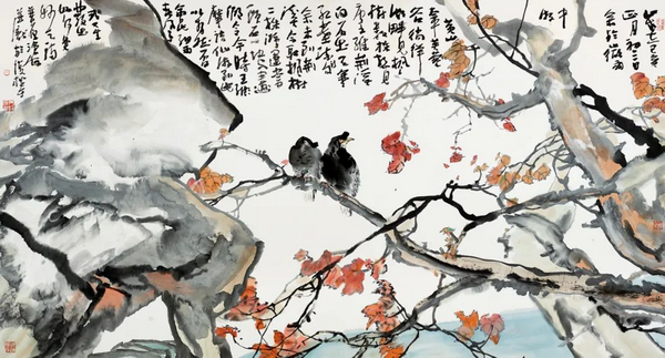 中国艺术研究院一级研究员)尹沧海的作品,从题材上讲,涵盖了国画中