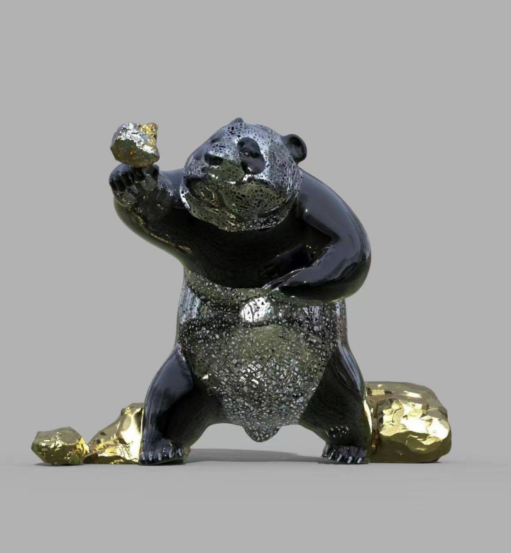 跨界雕塑熊猫引爆成都创意设计周