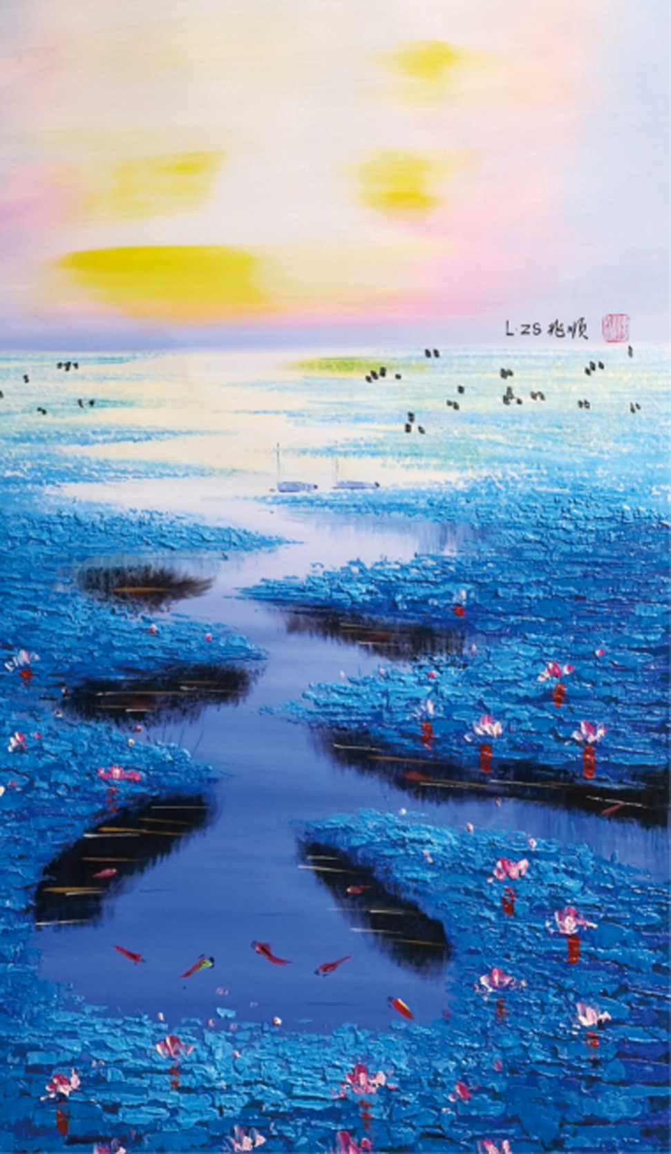 新年新气象·金龙报春时——著名画家李兆顺