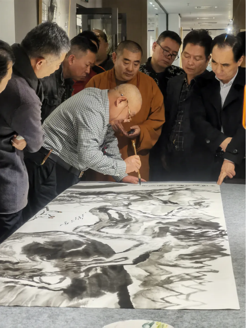 一个人与一座山的无相历代高僧墨宝暨演一法师书画作品展在翰文深圳