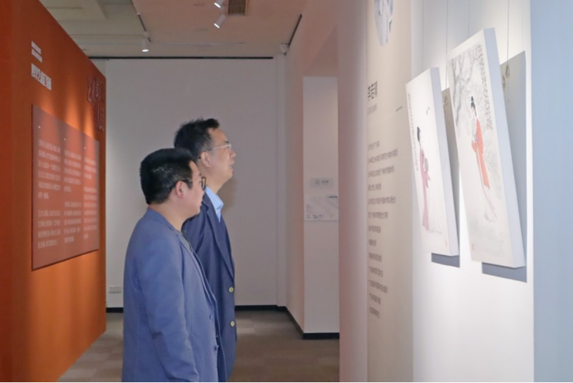 41陈迹李若晴陈建宏陈伟明庄程恒中国画作品展在四季艺术汇圆满开幕