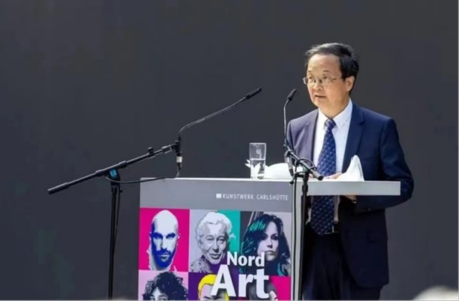 傅榆翔跨越东西方文化界限的艺术探索从中国到德国nordart20222023