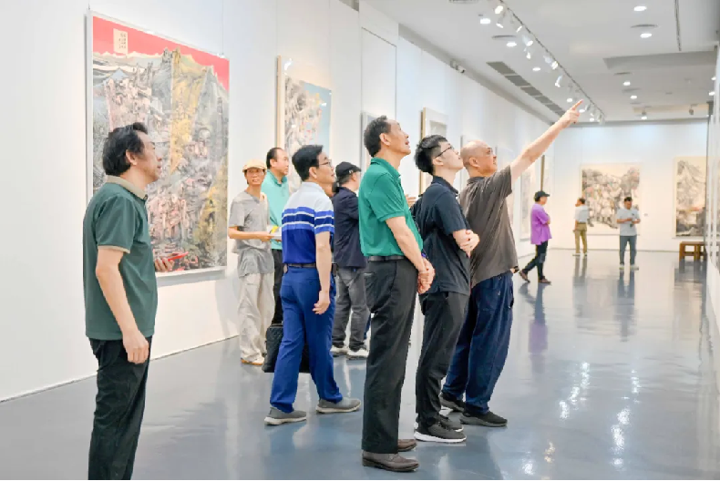 "意象华章——张健,杨金瑞,陈国剑中国画作品展"于罗湖美术馆开幕