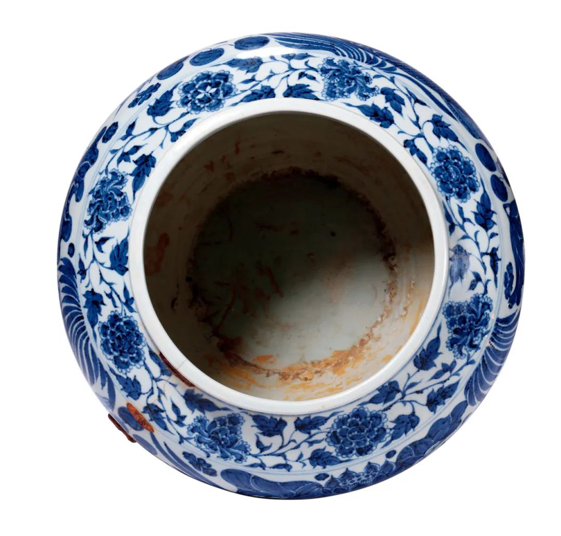 青花瓷上绘春色,世间美好皆可期——元 青花鱼藻纹大罐赏析|中古陶