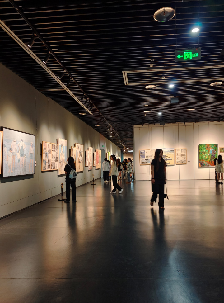 "中国油画学会油画创作研修班"结业作品展在广西美术馆开幕