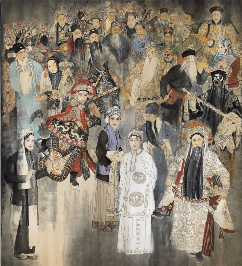 中国美术馆中华民族一家亲中国画作品提名展艺术家之王颖生