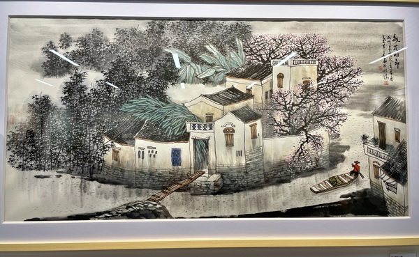 展現順德水鄉風情墨韻鄉情葉其嘉何婉薇中國畫作品展開幕