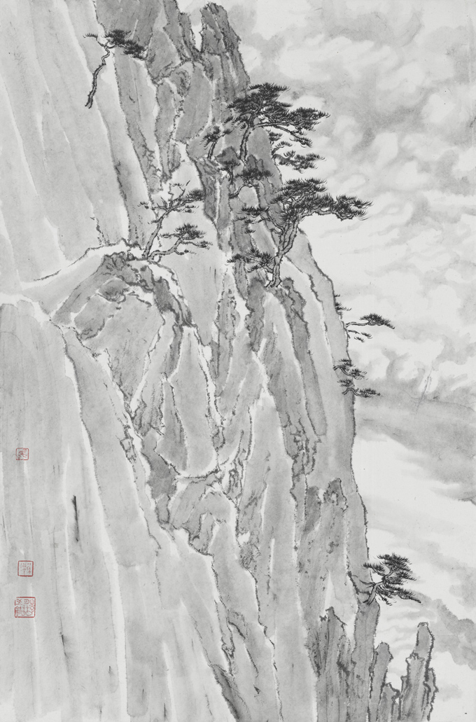 李月林 李月林 · 黄山写生二 ·  44.5x67.