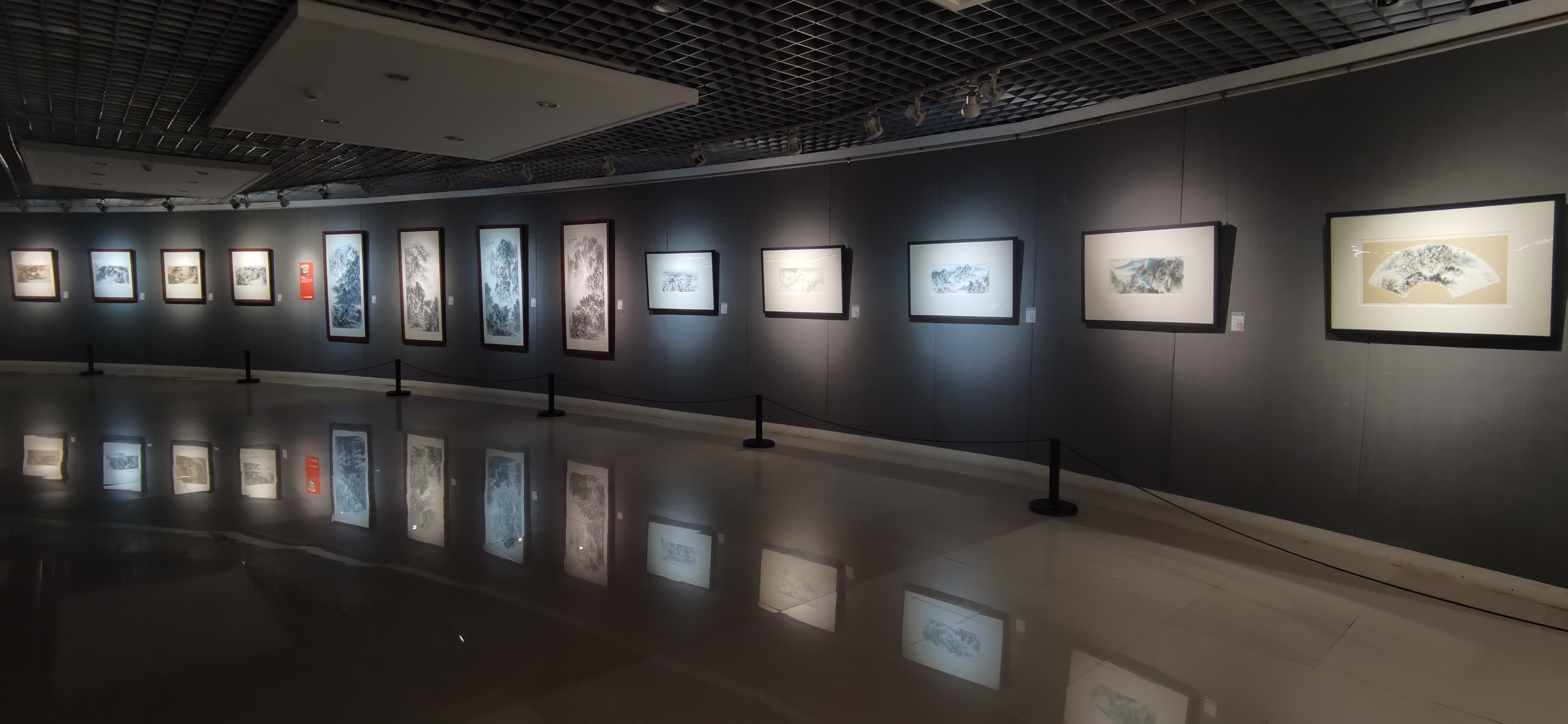 【】墨· 色 —— 中国画迎春展在西安亮宝楼开幕  西安美院国画系