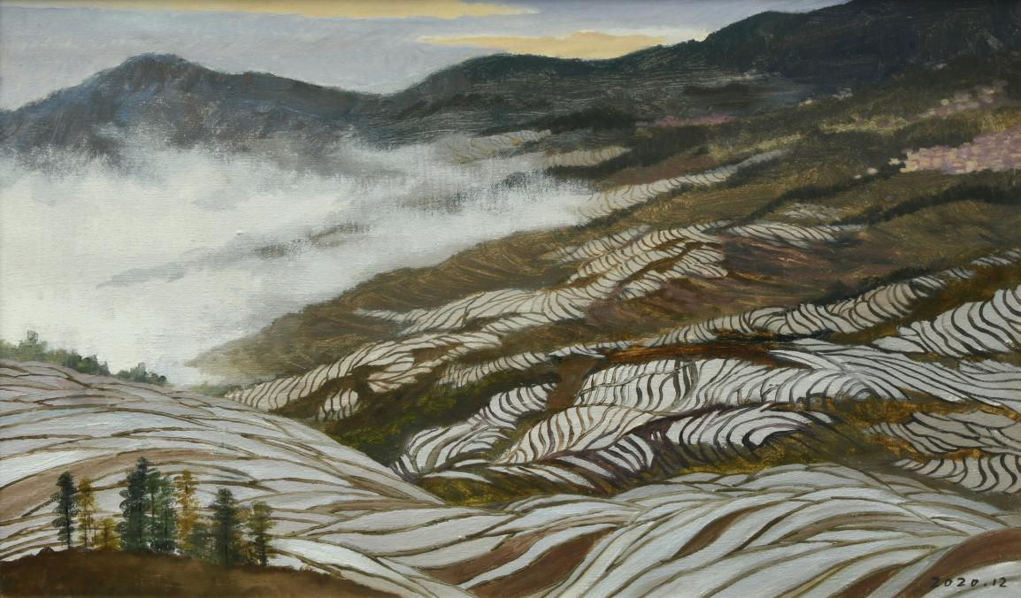 动态韩玉臣云南哈尼梯田写生录