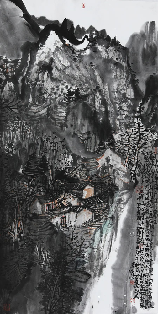 动态春回大地梁明庚子年写生作品精选