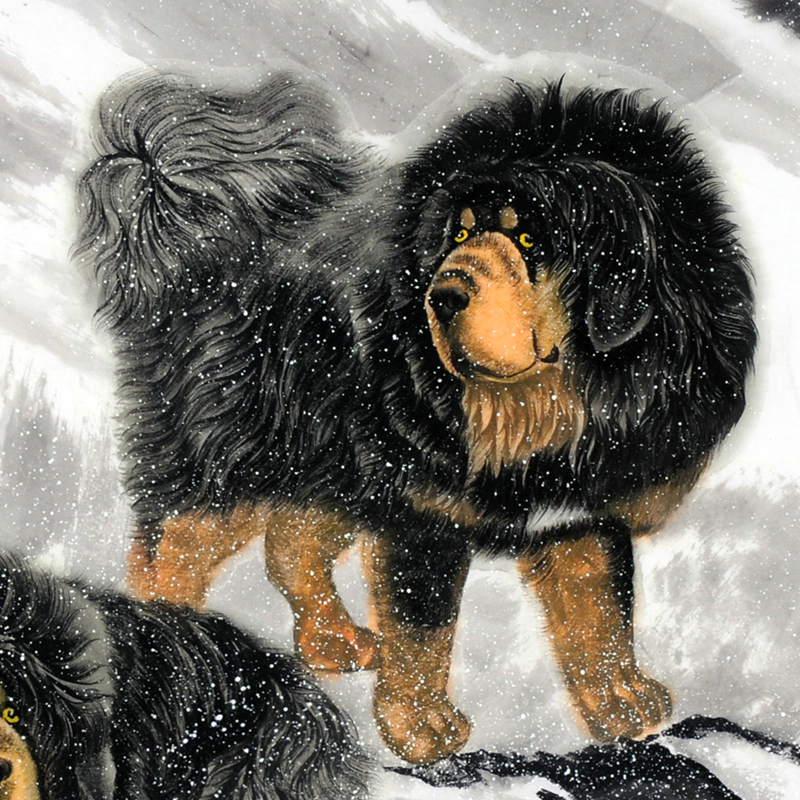 附收藏证书 合影 中国一獒 王贵邱【志存高远】